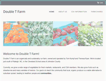 Tablet Screenshot of double-t-farm.com